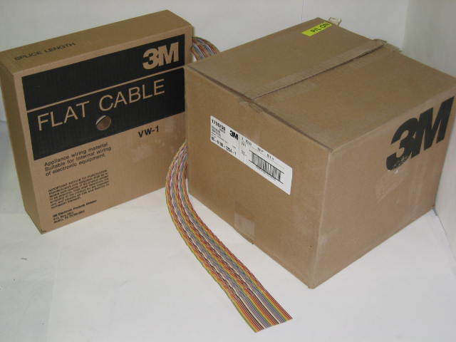 3M 50 conductor 28AWG flat ribbon cable 1700/50 QTY300'