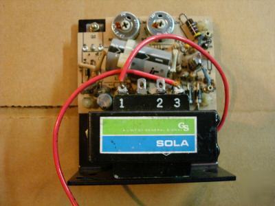 Sola electric power supply liner 81-12-215-01 used