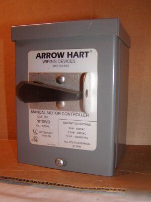 Arrow hart manual motor controller max 3HP-120, 7HP-240