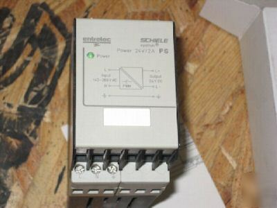 Entrelec ps systron din rail switching power supply 24V