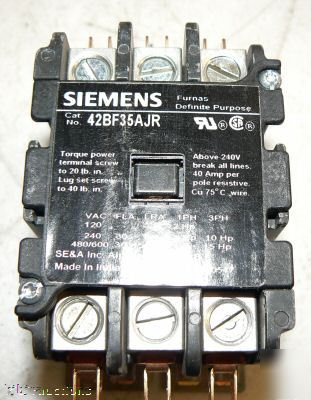 Siemens 42BF35AJR definite purpose controller 