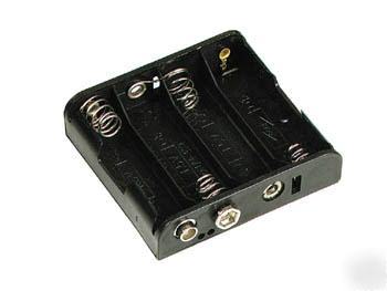 4 x aa battery holder - great for science projects