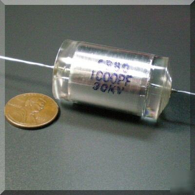 30KV1000PF high voltage polystyrene capacitor tesla ham