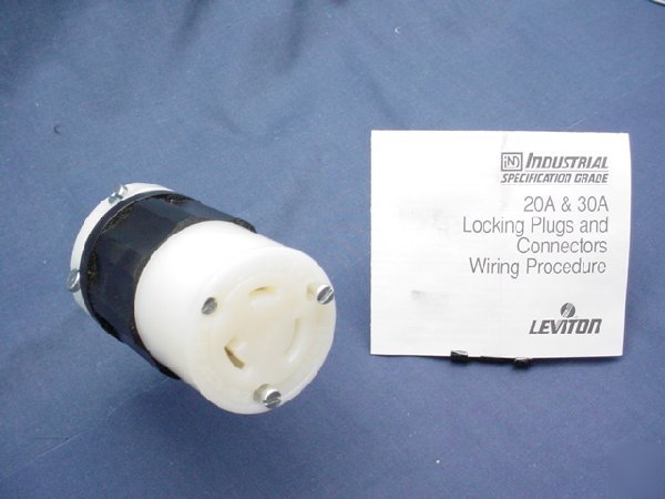 Leviton L5-20 locking connector 20A 125V 2313