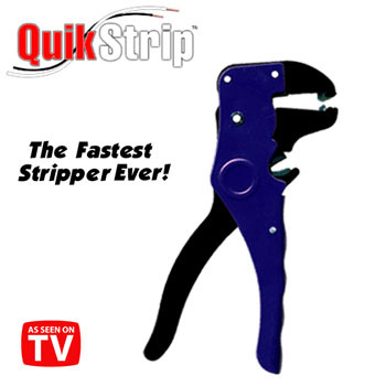 Quick strip self adjusting wire stripper *as seen on tv