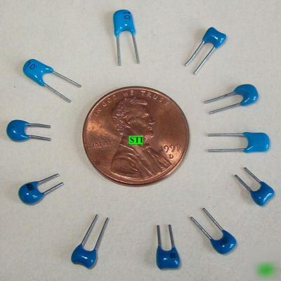 0.01UF ceramic capacitors 50V radial (10 qty) .01 mfd