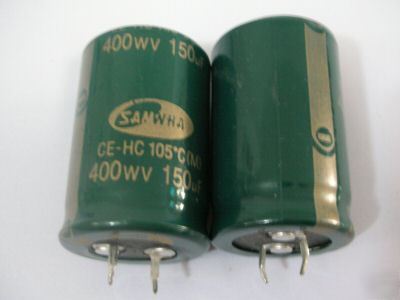 10PCS, 400V 150UF snap in electrolytic capacitor 26X41