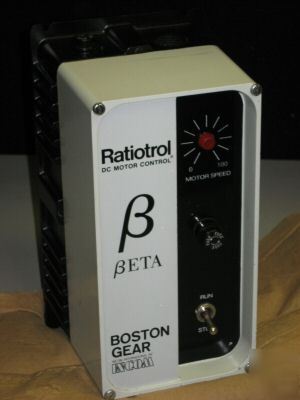 Boston gear radiotrol RB1 dc motor speed control unused