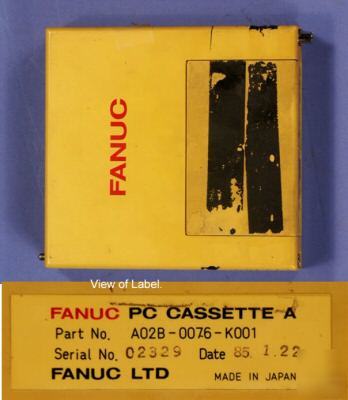 Fanuc A02B-0076-K001 pc cassette a