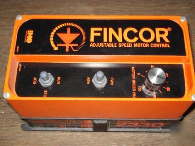 Fincor model 2331 AP3 adj. dc speed control 2HP max.
