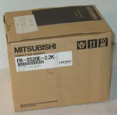 Mitsubishi freqrol-S500 fr-S520E-2.2K compact inverter