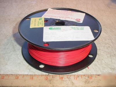 Red 26AWG stranded pvc hook up wire 1000FT