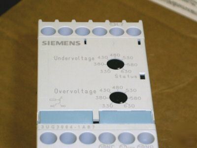 Siemens voltage monitor/ voltage & phase sensing relay