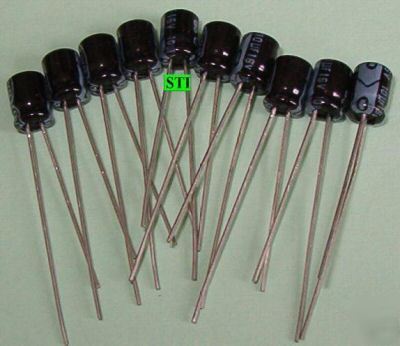  10UF 10MFD electrolytic capacitors 16V (lot 10) radial