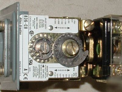 Allen bradley 836-C8 pressure switch 836C8