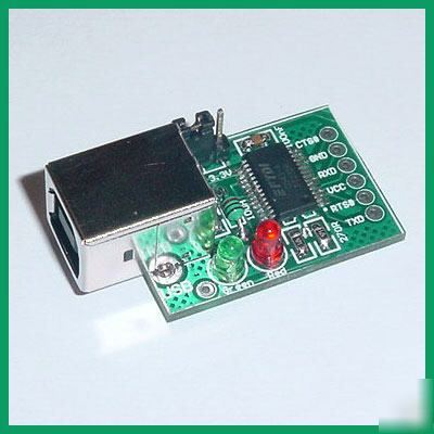 Usb to serial uart ftdi interface board for avr pic