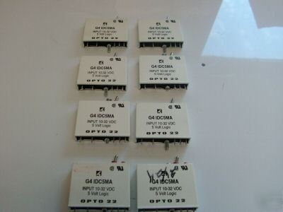 Lot of 8 opto 22 G4IDC5MA 10-32 vdc input modules