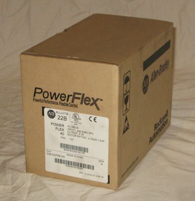 Powerflex 40 (22B-D012N104 ) 7.5HP, 480V, 