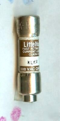 Littelfuse klk-r-12 fast acting 12 amp 600 volt fuse
