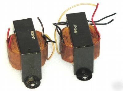 Two vintage n-51X isolation transformer radio tube amp 