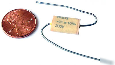 Axial film capacitors ~ .01UF 200V 10% (50)