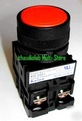 New 1 hq momentary pushbutton switch no red KH2201#2002