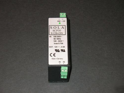 Sola SCP30 S12B-dn ac to dc switching power supply