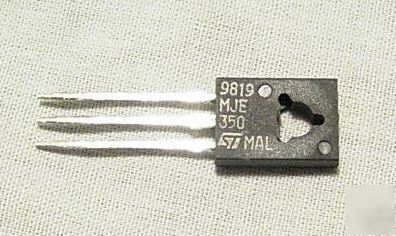 MJE350 4 pc lot pnp 300V 0.5A power transistor