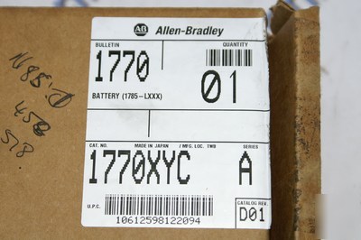 New - allen bradley 1770-xyc battery to suit L1785-lxxx