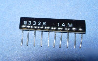 10-pin sip IAM3329G resistor network lot of 1000 pcs