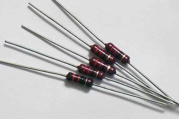25) 22 ohm 1/2W piher hi-q carbon film resistors 5%