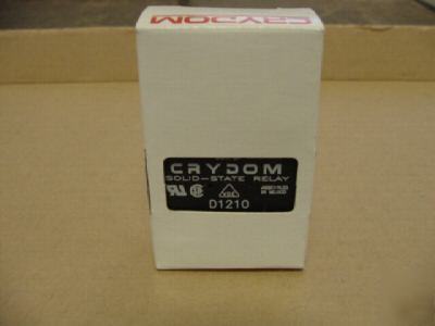 New crydom D1210 solid state relay 120V 10 amp qty (2) >
