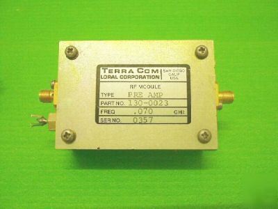 Terra com pre amplifier 0.070 ghz sma