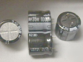 25 nichicon low profile 1000UF 35V electrolytic caps