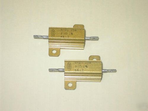 40 ohm 25 watt power resistor gold alum metal case NH25