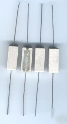 5 watt power resistors 6.8K ohm lot of 4 made in usa