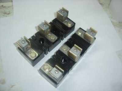 Allen bradley 1491-N333 fuse block 61-100 amp 600V 