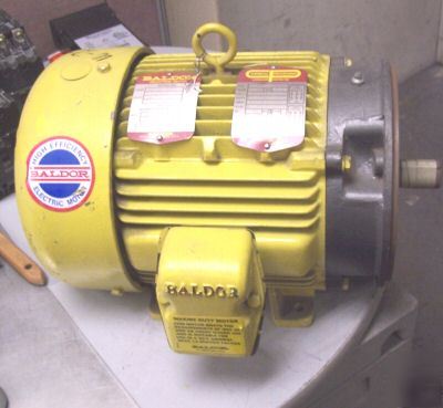 Baldor 2 hp ac electric motor frame 184T 1140 rpm