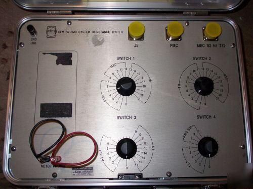 Ge cfm 56 pmc system resistance tester aircraft maint.?
