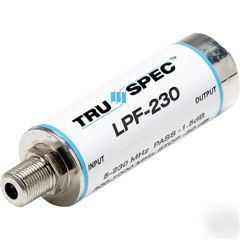 Lpf-230 pico macom tru spec in-line band pass filter
