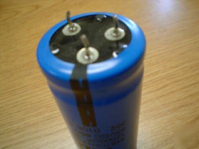 New 2PCS bc 63V 12000UF 3 lead snap in capacitors 