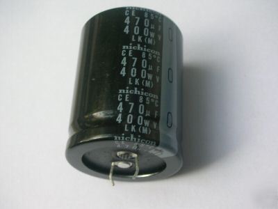 New 2X 400V 470UF snap in electrolytic capacitors 