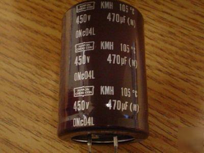 2PCS ucc 450V 470UF hi temp snap in 105C capacitors