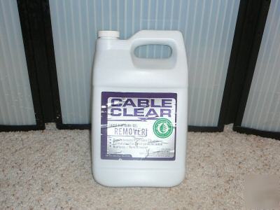 Cable clear / fiber optic gel remover 1 gallon 