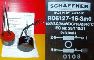 New LOT2 swiss 3MH 16AMP mainspwr line inductor filter