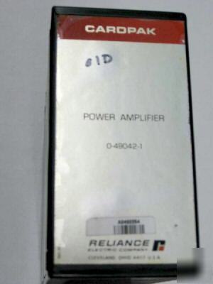 Reliance electric cardpak phase amplifier 0-49042-1