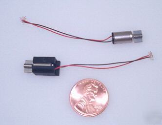 Micro pager motor w/wire leads 30K rpm 3.7 vdc vibrator