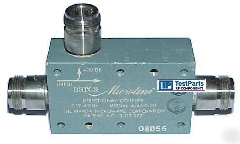 05-00281 - narda 3045C-20 20DB directional coupler rf n