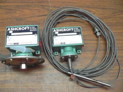 Ashcroft snap action pressure control switch D420V