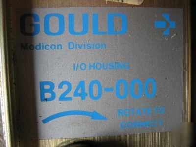 Gould modicon B240-000 i/o housing B240000